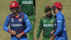 என்னப்பா இதை மறந்துட்டியா? பதறிய ஆப்கன் வீரர்.. விழுந்து விழுந்து சிரித்த வங்கதேச வீரர்கள்