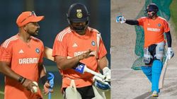 வலியில் துடித்த ரோஹித்.. பதறி அடித்து ஓடி வந்த பிசியோதெரபிஸ்ட்.. இங்கிலாந்து போட்டியில் ஆடுவாரா?