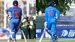 U-19 இந்திய அணியில் ஒரு சச்சின்.. அதே ஜெர்சி.. பேட்டிங்கிலும் பட்டையை கிளப்பிய குட்டி சச்சின்