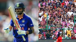 கோல்டன் டக்கான விராட் கோலி.. வாயடைத்து போன பெங்களூரு ரசிகர்கள்.. பழிக்கு பழிவாங்கிய ரோகித் ஃபேன்ஸ்