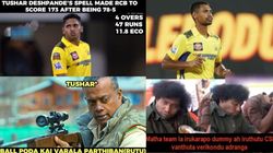 பவுலிங் போட கை வரலை ருதுராஜ்.. துஷார் தேஷ்பாண்டேவை பொளக்கும் சிஎஸ்கே ரசிகர்கள்.. தெறிக்கும் மீம்ஸ்!