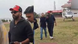வீடியோ - ஹெலிகாப்டரில் வந்து இறங்கிய ரோகித் சர்மா.. அம்பானி வீரர்னா சும்மாவா.. வேற லெவல் மாஸ்