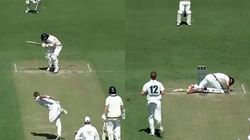 13வது முறையாக தலையில் பந்து தாக்கி சுருண்டு விழுந்த ஆஸ்திரேலிய வீரர்.. மருத்துவமனைக்கு விரைவு