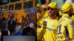 CSK பேருந்து முன் RCB ரசிகர்கள் அடாவடி! பொறுமையாக நோட் பண்ண தோனி-அடுத்த வருடம் திருப்பி தருவது உறுதி