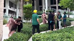 கிண்டல் செய்த ரசிகர்.. அடிக்க பாய்ந்த பாகிஸ்தான் வீரர் ஹரிஷ் ரவுப்.. தடுத்த மனைவி! பரபரப்பு வீடியோ