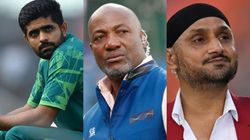 பாபர் அசாமை பிரையன் லாரா உடன் ஒப்பிடுவதா? தொகுப்பாளரை அடிக்க பாய்ந்த ஹர்பஜன் சிங்