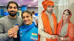 வினேஷ் போகட் - சோம்வீர்.. ரயில்வேயில் மலர்ந்த காதல்.. விமான நிலையத்தில் முடிவான திருமணம்