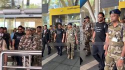 MS Dhoni- ஐபிஎல் தொடரில் பங்கேற்க சென்னை வந்தார் தோனி..டிசர்ட் டிசைனில் மறைந்திருக்கும் செய்தி என்ன?