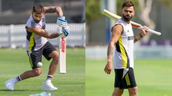 IND vs PAK: விராட் கோலி காலில் என்ன இது.. கவலையில் ரசிகர்கள்.. பாகிஸ்தான் போட்டியில் ஆடுவாரா?