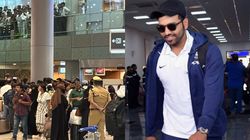 தனியாக வந்து இறங்கிய ரோஹித் சர்மா.. ரசிகர்கள் பெரும் கோஷம்.. சென்னைக்கே வந்த ஜடேஜா, வருண்