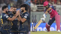 தரையில் உரசிய பேட்.. அவுட் கொடுத்த அம்பயர்.. களத்தில் வாக்குவாதம் செய்த ரியான் பராக்.. என்ன நடந்தது?