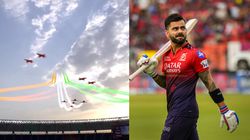 IPL 2025: மைதானத்தை ஆக்கிரமித்த கோலி ரசிகர்கள்.. பறந்த போர் ஜெட்கள்.. ராணுவ வீரர்களுக்கு மரியாதை