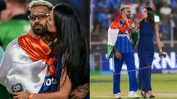 IND vs NZ: 1 லட்சம் ரசிகர்கள் முன் ஹர்திக் பாண்டியாவுக்கு முத்தம் தந்த காதலி.. என் அதிர்ஷ்டம் நீ!