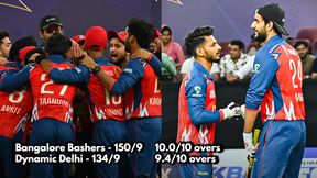 ECL 2025, Bangalore Bashers vs Dynamic Delhi highlights: Kashish Pundir 3 Wicket Blitz Seals 16-Run Win