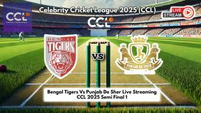 Bengal Tigers Vs Punjab De Sher Live Streaming, CCL 2025 Semi Final 1: How to Watch Celebrity Cricket League Live Telecast on TV and Online?