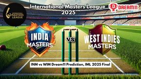 INM vs WIM Dream11 Prediction, IML 2025 Final: India Masters vs West Indies Masters Fantasy XI, Captain and Vice- Captain Choices