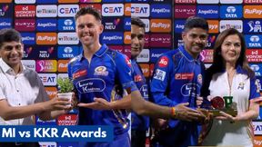 IPL 2025: MI vs KKR Award Winners, Man of The Match, Post-Match Presentation and Statistics