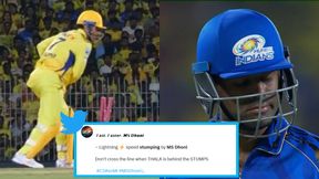 MS Dhoni Stumping 'faster than light', CSK fans go wild over another Thala Magic Moment at Chepauk vs MI