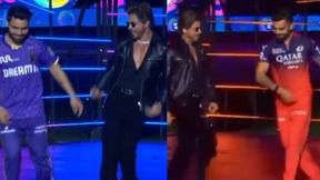 KKR vs RCB: Virat Kohli, Rinku Singh join the Dance Floor with SRK, Move with Bollywood Tunes - Watch
