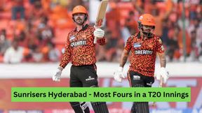 SRH vs RR: Most Fours in a T20 Match - Ishan Kishan, Travis Head star as Sunrisers Hyderabad create World Record