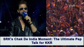 SRK Channels His Inner Kabir Khan: Bollywood King’s KKR Pep Talk Inspires Ipl 2025 Fans