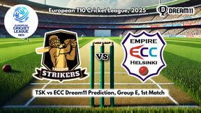 TSK vs ECC Dream11 Prediction, European T10 Cricket League: Tallinn Strikers vs Empire CC Fantasy XI, Group E, 1st Match