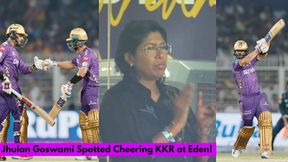 IPL 2025 KKR vs GT: Jhulan Goswami Spotted In Stands At Eden Gardens