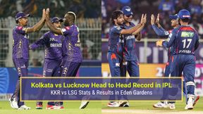KKR vs LSG Head To Head Record, Stats & Results in Eden Gardens, Kolkata Ahead of IPL 2025 Match 21