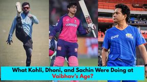 14-Year-Old Vaibhav Suryavanshi Breaks IPL Records: What Were Virat Kohli, MS Dhoni, and Sachin Tendulkar Doing at His Age?