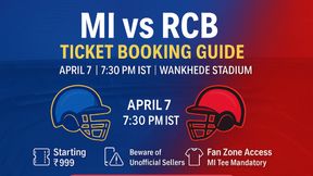 MI vs RCB Tickets, IPL 2025: Step-by-Step Guide, Ticket Prices, Availability in Wankhede, Mumbai