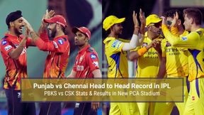 PBKS vs CSK Head To Head Record, Stats & Results in New PCA Stadium, Mullanpur Ahead of IPL 2025 Match 22