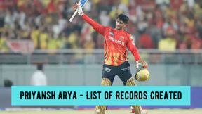 IPL 2025: Priyansh Arya Slams Century for Punjab Kings vs CSK - List of Records Broken and Created by the Southpaw