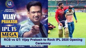 RCB vs GT: Vijay Prakash’s Mesmerizing Performance to Elevate IPL 2025 Opening Ceremony in Bengaluru 