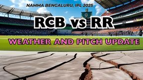 RCB vs RR Weather and Pitch Update, IPL 2025: Will Bengaluru Pitch Conditions Spark Spin Battle? RCB vs RR Weather and Pitch Update, IPL 2025: Will Bengaluru Pitch Conditions Spark Spin Battle?