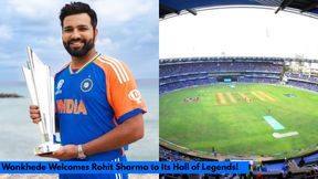 Rohit Sharma Gets Stand At Wankhede Along With SachinTendulkar and Others
