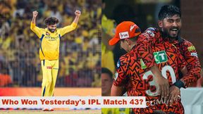 Who Won Yesterday's IPL Match 43? CSK vs SRH, IPL 2025 on April 25: Sunrisers Hyderabad Secure Historic Win at Chepauk Who Won Yesterday's IPL Match 43? CSK vs SRH, IPL 2025 on April 25: Sunrisers Hyderabad Secure Historic Win at Chepauk