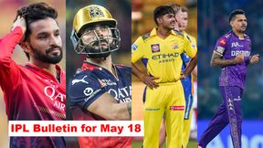 IPL Bulletin for May 18: Rain Disrupts RCB-KKR Match, KKR Out of Playoffs, AB de Villiers Bids Farewell IPL Bulletin for May 18: Rain Disrupts RCB-KKR Match, KKR Out of Playoffs, AB de Villiers Bids Farewell