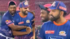 MI vs RR IPL 2025: Rohit Sharma's Hilarious Birthday Mix-Up with Sanju Samson Goes Viral: WATCH MI vs RR IPL 2025: Rohit Sharma's Hilarious Birthday Mix-Up with Sanju Samson Goes Viral: WATCH