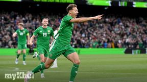 Kasey McAteer Celebrates First Goal For Republic Of Ireland In Friendly Against Senegal