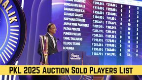 PKL 2025 Auction: Full List of Sold Players with Prices from Day 1 and Day 2 of Pro Kabaddi League Season 12 Bidding War