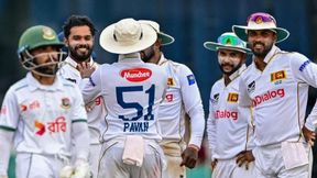 Sri Lanka on the brink of victory after Bangladesh collapse Sri Lanka on the brink of victory after Bangladesh collapse
