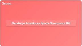 Mansukh Mandaviya Introduces National Sports Governance Bill for Enhanced Accountability in Federations Including BCCI Mansukh Mandaviya Introduces National Sports Governance Bill for Enhanced Accountability in Federations Including BCCI