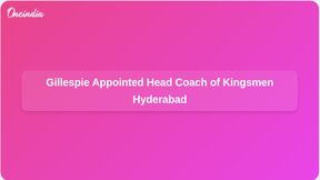 Jason Gillespie Returns to Pakistan Cricket as Head Coach of Kingsmen Hyderabad Franchise