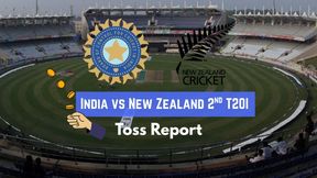 IND vs NZ 2nd T20I Toss Result: India Win the Toss and Bowl ; Two Changes for Hosts, Three for Kiwis IND vs NZ 2nd T20I Toss Result: India Win the Toss and Bowl ; Two Changes for Hosts, Three for Kiwis