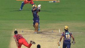 KKR vs LSG: Ajinkya Rahane hits Six with Bat Flying Out of Hand at Eden Gardens - Watch KKR vs LSG: Ajinkya Rahane hits Six with Bat Flying Out of Hand at Eden Gardens - Watch