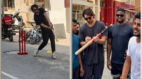 WATCH: Tim David, Romario Shepherd play gully cricket in Delhi streets ahead of DC vs RCB IPL 2026 clash