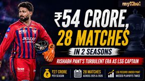 ₹56 Crore, 28 Matches, 10 Wins in 2 IPL Seasons: How Rishabh Pant's LSG Captaincy Dream Unravelled ₹56 Crore, 28 Matches, 10 Wins in 2 IPL Seasons: How Rishabh Pant's LSG Captaincy Dream Unravelled