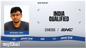 GM Mitrabha Guha Secures Place In India’s Esports Nations Cup 2026 Chess Team GM Mitrabha Guha Secures Place In India’s Esports Nations Cup 2026 Chess Team