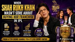 Shah Rukh Khan Had Second Thoughts About a ₹20 Crore IPL Investment; KKR Is Now Worth Nearly ₹2,000 Crore Shah Rukh Khan Had Second Thoughts About a ₹20 Crore IPL Investment; KKR Is Now Worth Nearly ₹2,000 Crore