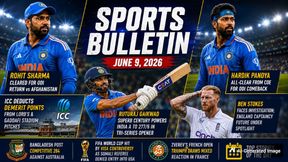 June 9 Sports Bulletin: Arshad-Gaikwad Star vs SL A, Vaibhav's Muted India A Debut, Siraj Rested For UK Tour and Rohit-Hardik Cleared for Afghanistan ODIs